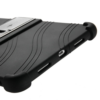 Shockproof silicone tablet case for HUAWEI MatePad 10.4 inch BAH4-W09 with stand feature, designed for protection and easy handling.
