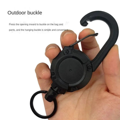 Heavy Duty Retractable ID Badge Reel with Carabiner