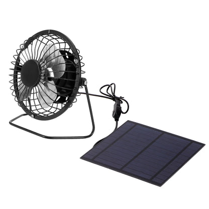 Solar Panel Cooling Fan Set 5W – Mini Photovoltaic Panel with Portable Fan for Greenhouse