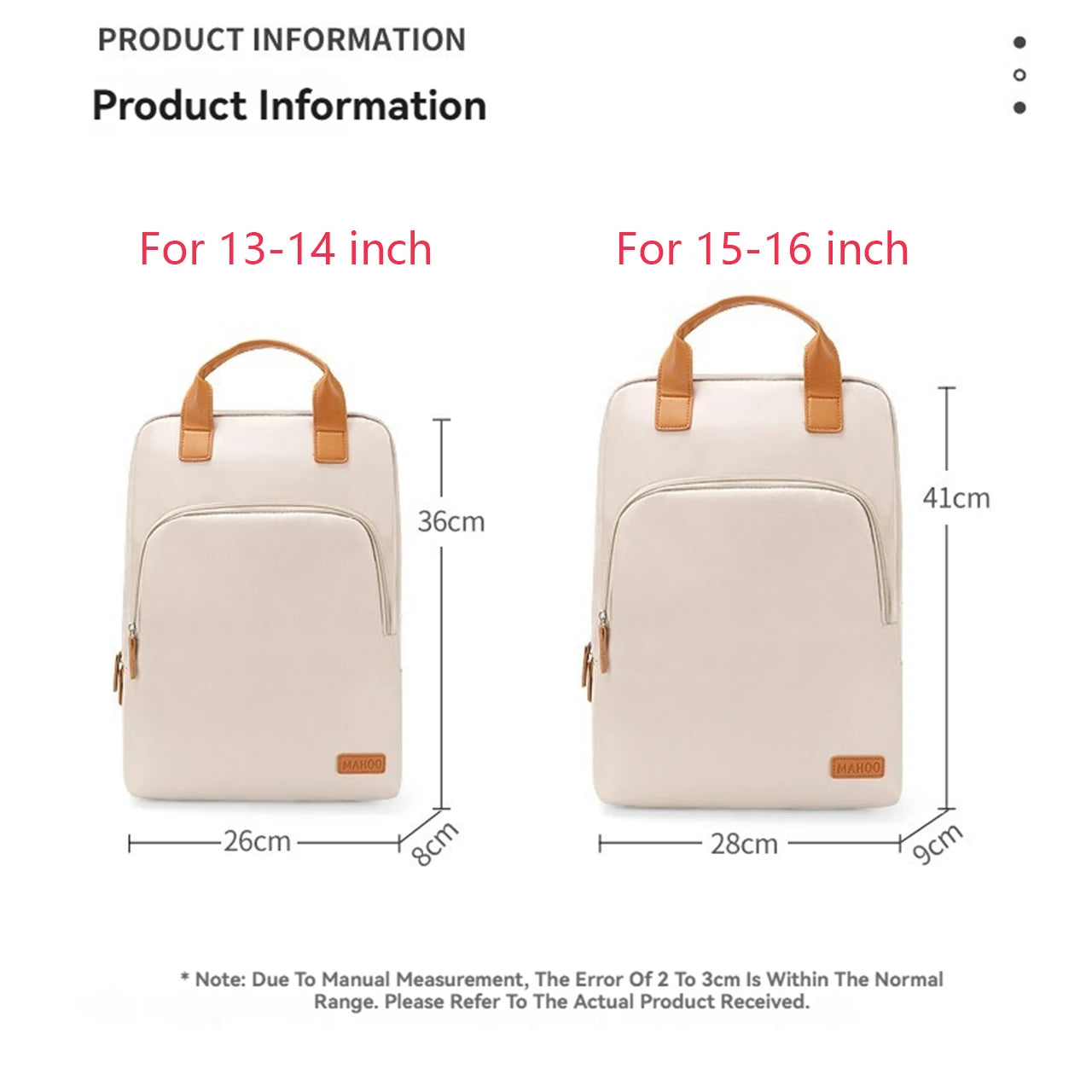 Laptop Shoulder Bag & Backpack – Shockproof Nylon, for MacBook Air/Pro 13/14/15/16, Xiaomi, Lenovo 14/15.6"