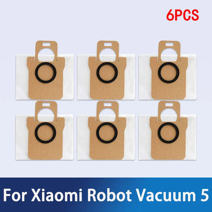 Xiaomi Robot Vacuum 5 / OV31GL Replacement Parts | Main Brush, Side Brush, HEPA Filter, Mop, Dust Bag