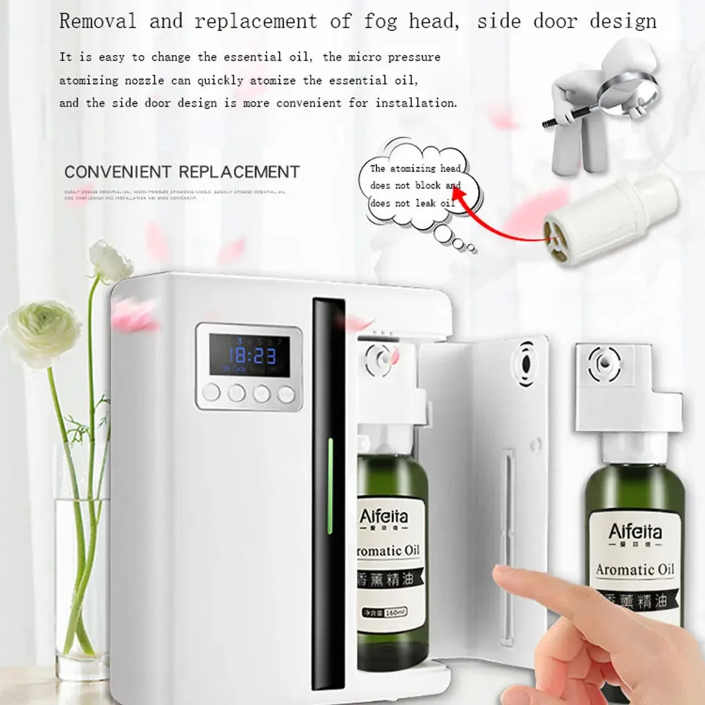 Bluetooth Room Fragrance Diffuser 300m³ – Electric Essential Oil Air Freshener for Home