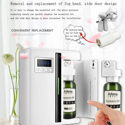 Bluetooth Room Fragrance Diffuser 300m³ – Electric Essential Oil Air Freshener for Home