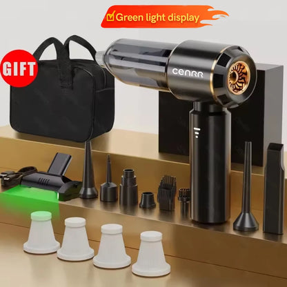 CENRR Mini Car Vacuum Cleaner – 998000Pa, Cordless, Handheld, Blower