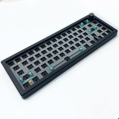 GMK67 Wireless Mechanical Keyboard Kit – 63 Keys, Bluetooth 5.0 / 2.4G / Wired, RGB Hot-Swap | Gaming & Custom Build