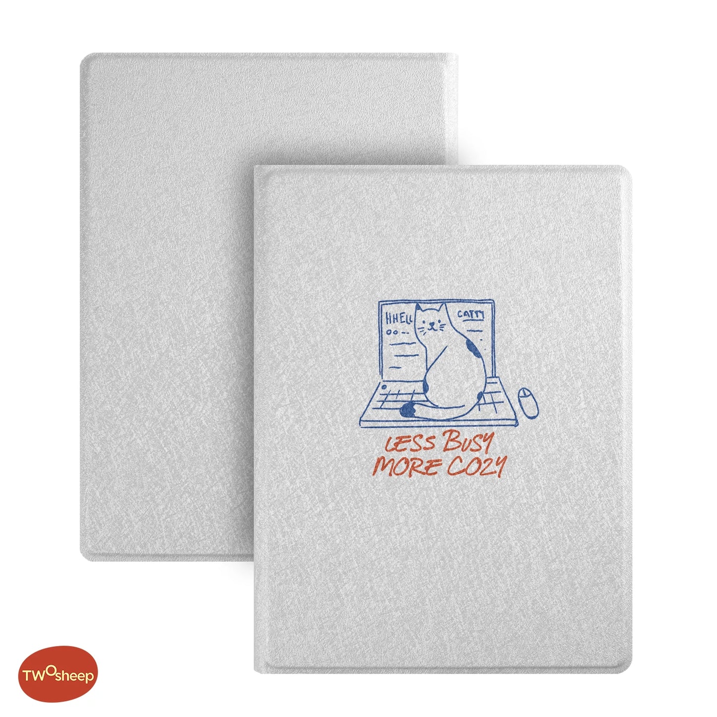 Twosheep Cute Cat & Dog Magnetic Case for Bigme B6 6" eReader – Auto Sleep/Wake, Shellless PU Cover
