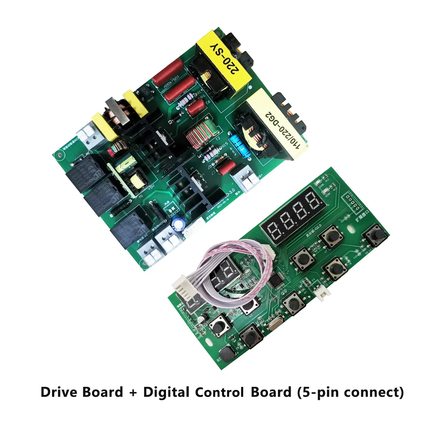 40kHz Ultrasonic Generator PCB Board 60W–180W – Mechanical & Digital Driver for Ultrasonic Cleaner 110V/220V