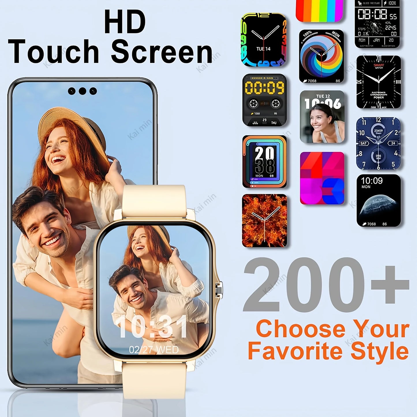 Smart Watch 2025 - 1.83" Display, Bluetooth Calling & Fitness Tracker for Men & Women