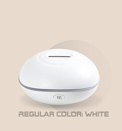 HLCOME Ultrasonic Aroma Diffuser – 200ml Wood Grain, 7 Color LED, Remote Control, Essential Oil Humidifier for Home & Bedroom