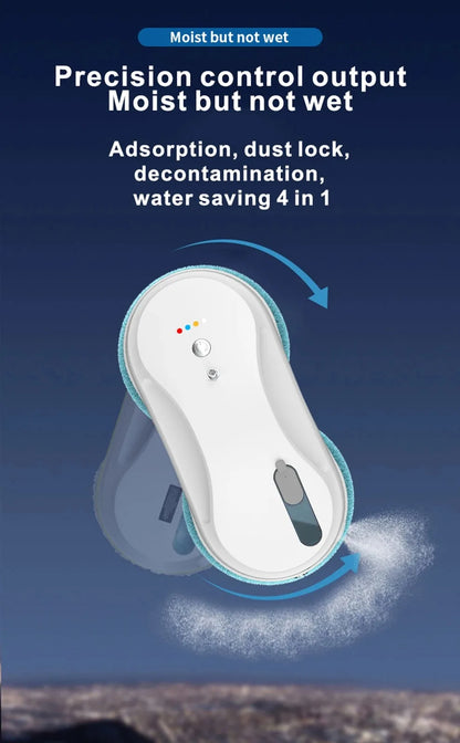 Smart Window Cleaning Robot with APP & Remote Control – Auto Water Spray