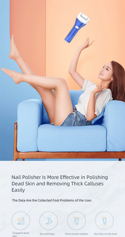 Electric Foot Callus Remover – Rechargeable Pedicure Tool