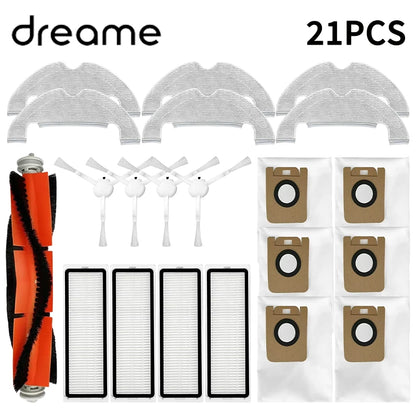 Dreame Bot D10 Plus / Z10 Pro / L10 Plus Robot Vacuum Accessories – Brush, Filter, Mop & Dust Bag