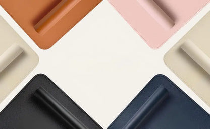 YSAGi PU Leather Desk Pad – Non-Slip, 5 Colors, 6 Sizes (60x30 to 120x50 cm)