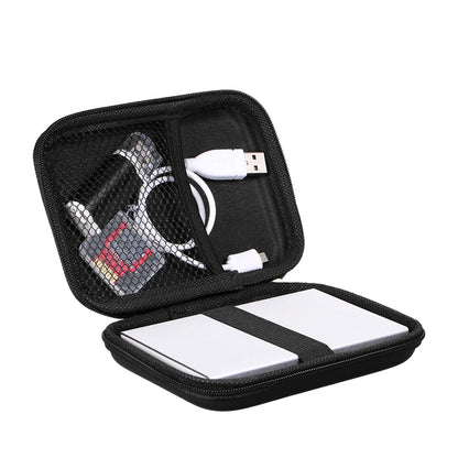 EVA shockproof 2.5-inch hard drive carrying case by R.E.D. Shopping, protective pouch for portable HDD storage device.