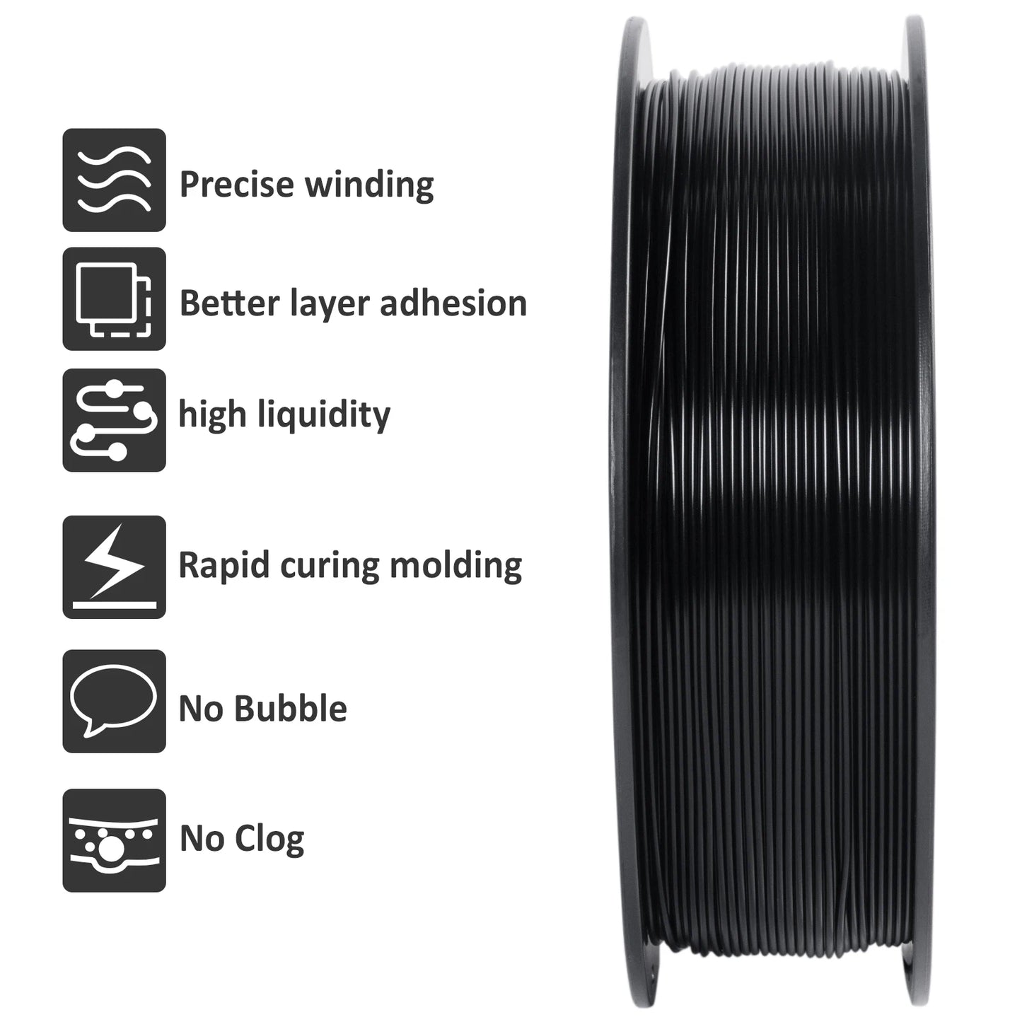 GEEETECH High-Speed PLA Filament – 1.75mm, 1KG, Fast Curing, HS-PLA for High-Speed 3D Printing