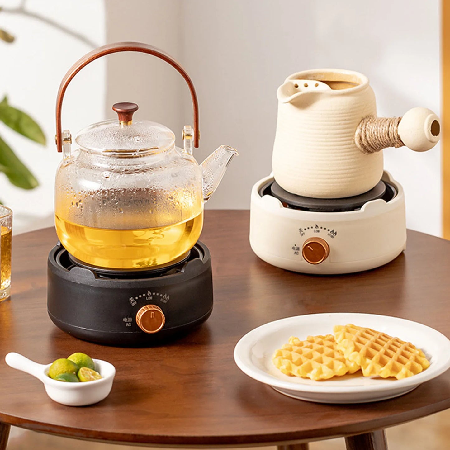 Electric Mini Hot Plate – Multifunctional Tea Stove, Fast Heating, Anti Dry Burn