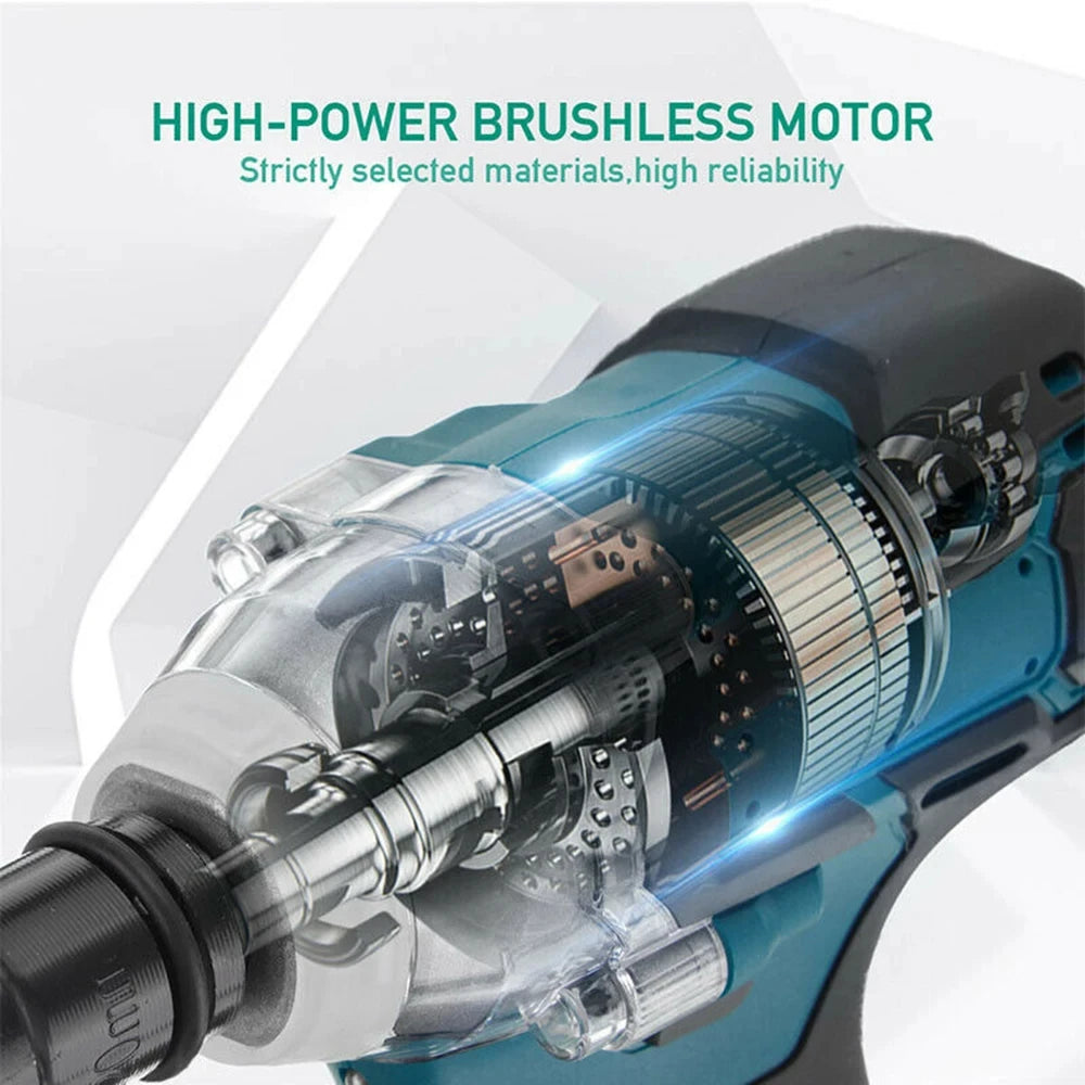 1/2" Brushless Cordless Impact Wrench 520NM – Compatible with 18V Battery