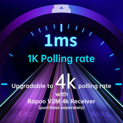 Rapoo VT9PRO Wireless Gaming Mouse – 68g Ultra-Light, PAW3395 26000DPI, 8K Polling, 8 Buttons