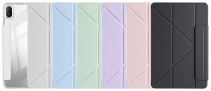 Huawei MatePad 11.5 2025 Smart Fold Case – Magnetic PU Leather + Acrylic Hard Back