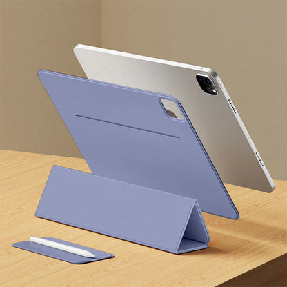 EGYAL Magnetic Smart Cover for iPad Pro 11/13, Air 11/13, iPad Pro 12.9 – Leather Folio Case