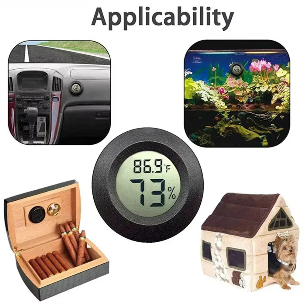 LCD Digital Thermometer & Hygrometer – Indoor Temperature & Humidity Sensor