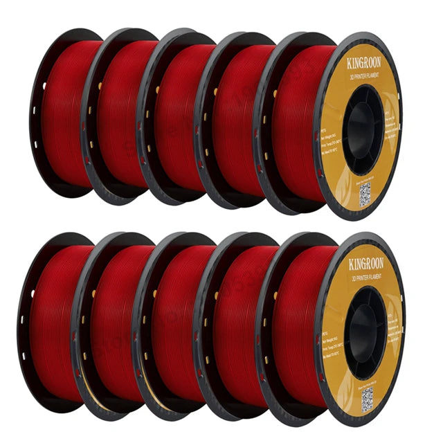 KINGROON PETG Filament 1.75mm – 5KG & 10KG Mixed Color Bundle