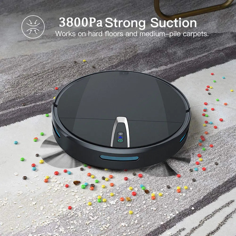 Robot Vacuum & Mop Cleaner – 3800PA Suction, APP & Voice Control | V32S / V3S | EU/US/UK