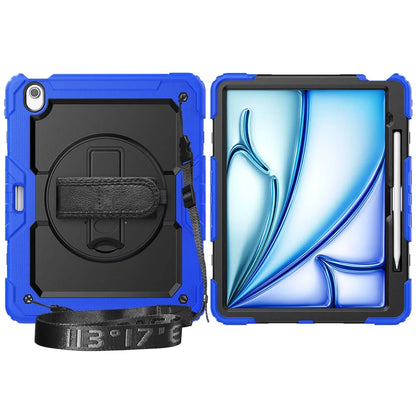 WeFor Heavy Duty iPad Case – Screen Protector, Shoulder Strap & Pencil Holder for iPad 11 A16, Air 11 & Air 13 M3 (2025)