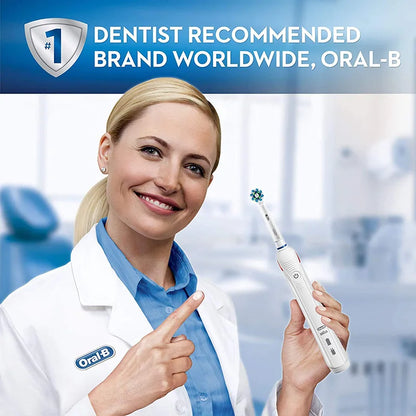 Oral-B Pro 4000 Electric Toothbrush – 3D Action, Pressure Sensor, 4 Modes, Gum Care, Waterproof