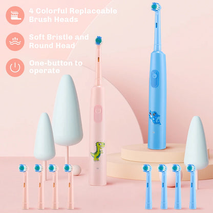 Sonic Electric Toothbrush – 5 Modes, 4 Replaceable Heads, Timer, Waterproof, Rechargeable Adult