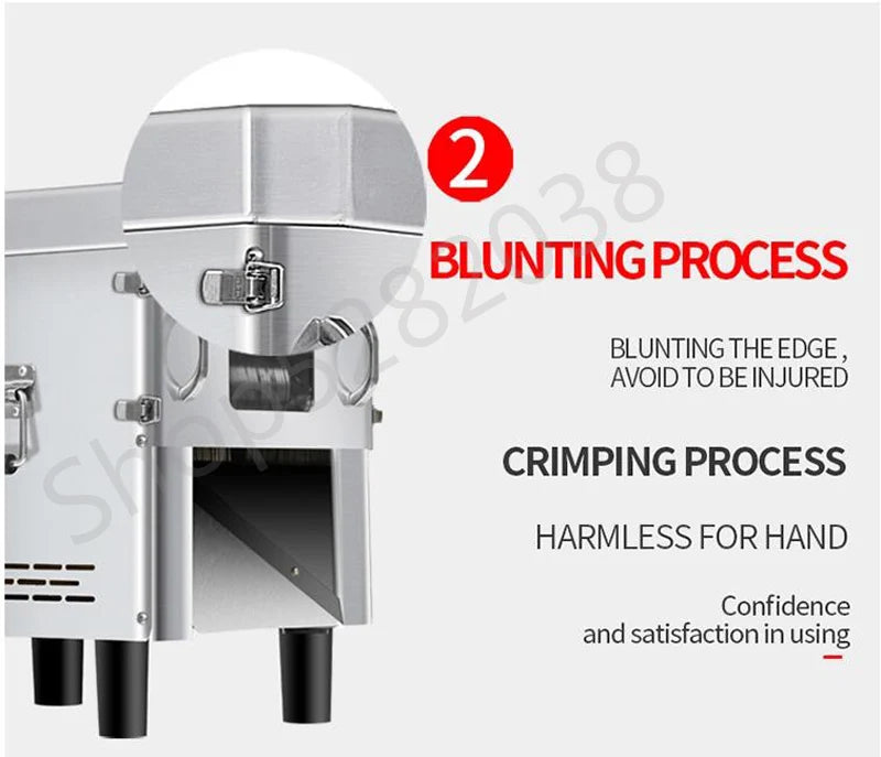 850W Commercial Meat Cube Cutter & Slicer Machine – Adjustable Cut Size, Fresh Meat Dicer