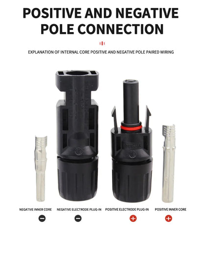 Solar Panel Connector Kit 1000V 30A – PV MC4 Connectors 2.5/4/6mm²