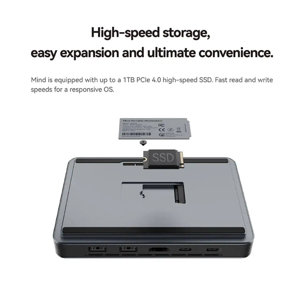 Khadas Mind 2 Pocket Mini PC – Intel Core Ultra 7 155H, Thunderbolt 4, 8K, Win 11