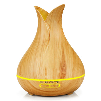 WiFi Smart Air Humidifier & Aroma Diffuser 400ml – Essential Oil, Wood Ball Design