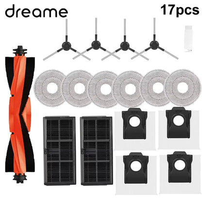 Dreame L10s Pro Ultra Heat / X30 Ultra / X30 Pro Robot Vacuum Spare Parts – Brush, Filter, Mop & Dust Bag