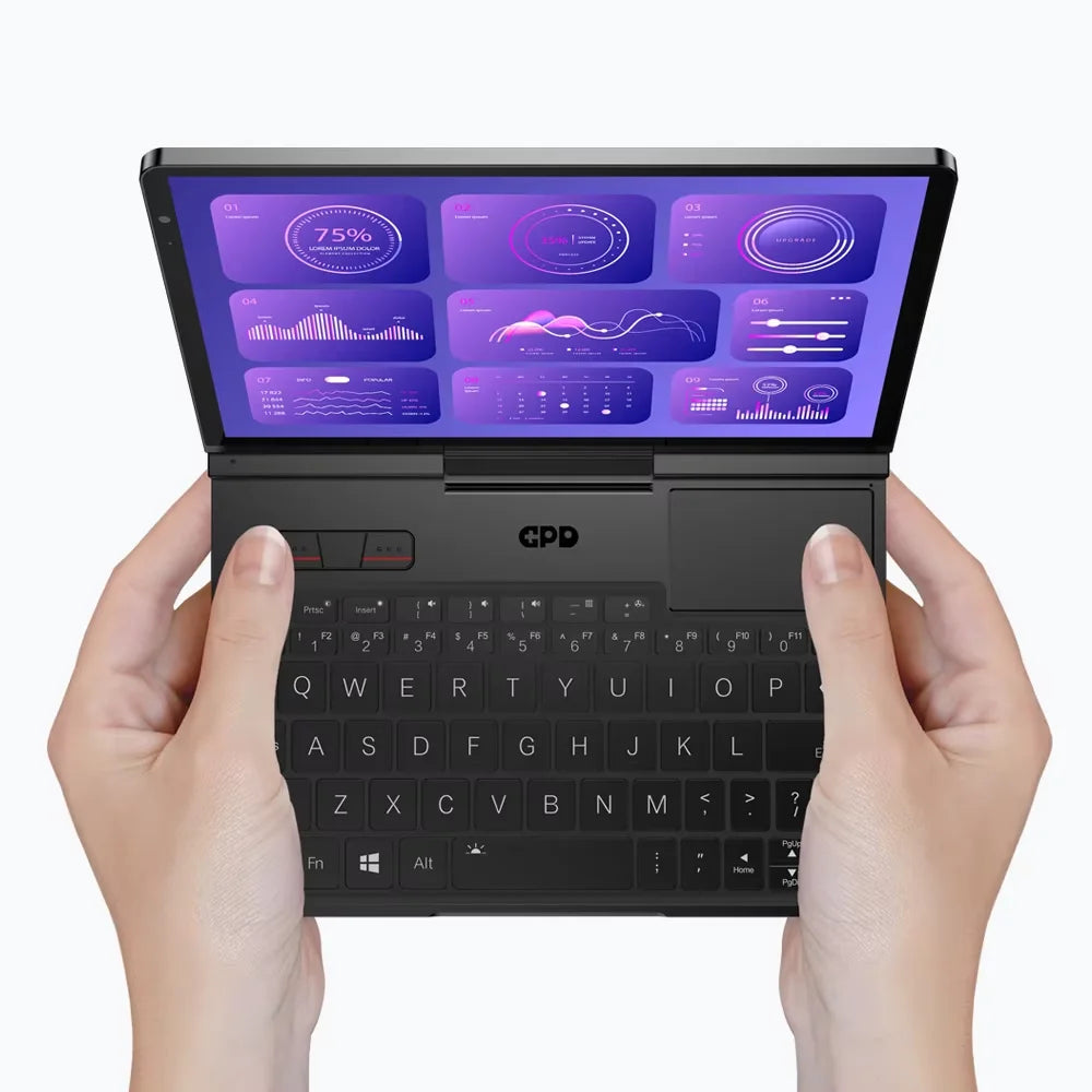 GPD Pocket 4 8.8" 2-in-1 Handheld Laptop | AMD AI 9 HX 370 / Ryzen 7 8840U | 64GB DDR5 | 2.5K 144Hz | Win 11