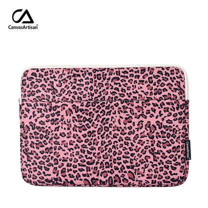 Laptop Sleeve Bag 11–15.6 Inch – Canvas, Zipper, for MacBook, Lenovo, HP, Acer – Multiple Prints