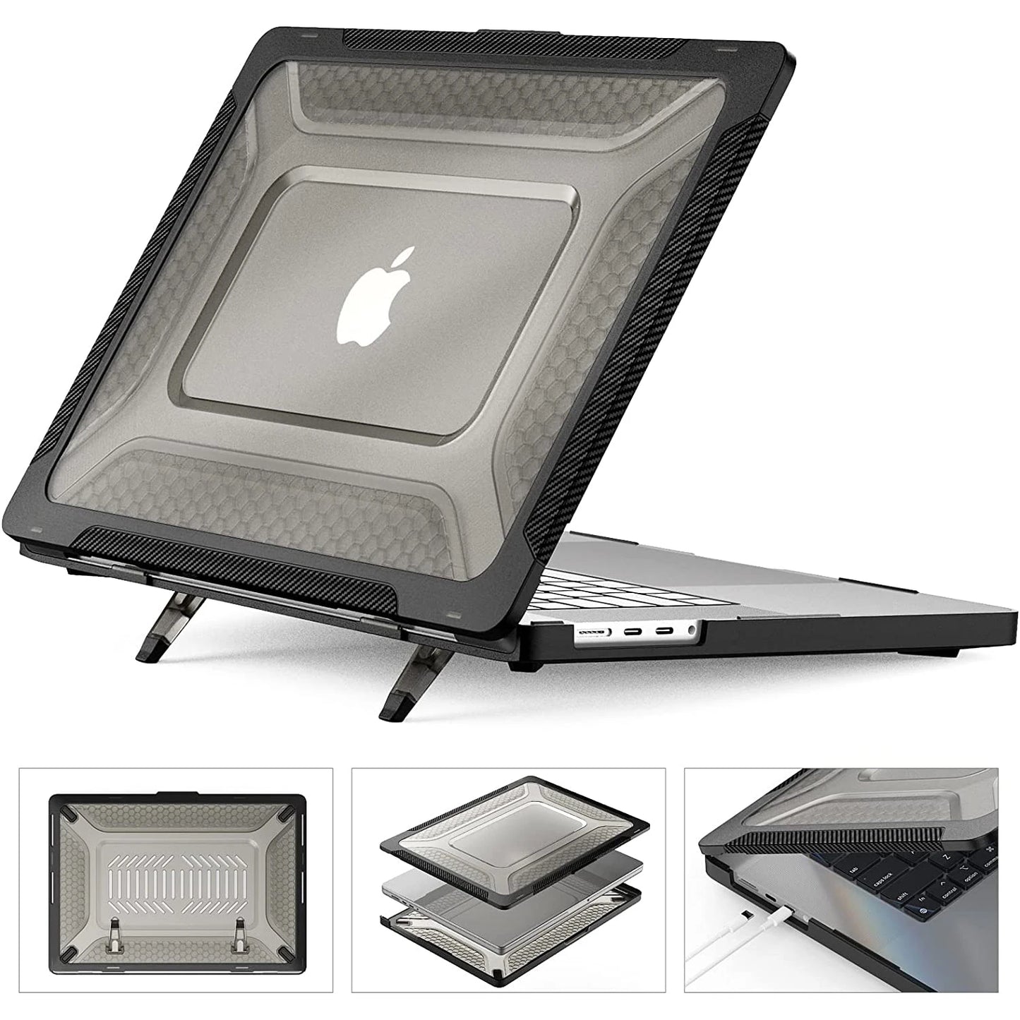 MacBook Hard Shell Case — Air 15/13 M3 2024, Pro 14/16 M3 2023, Air/Pro 13 M1/M2