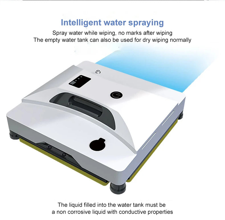 2024 Intelligent Window Cleaning Robot – Auto Water Spray, Remote Control