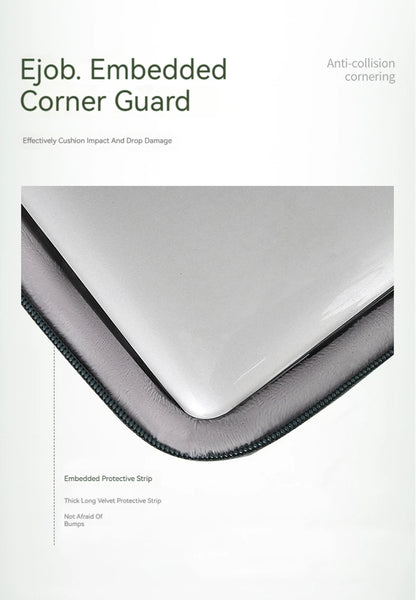 Waterproof Laptop Sleeve Bag 13.3"–15.6" — Portable Travel Carrying Case for MacBook Air/Pro