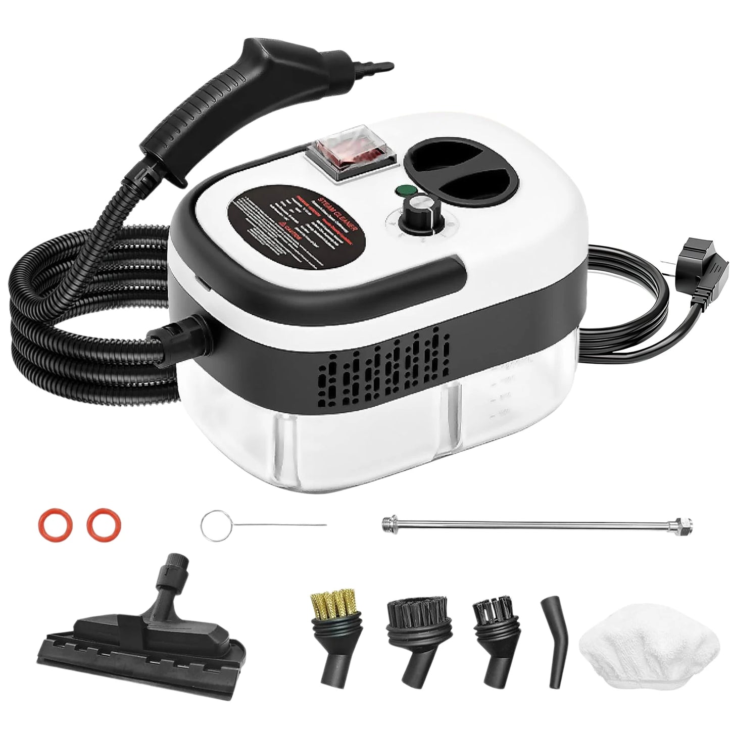 2500W 220V Household Steam Cleaner – High Temperature Pressurized for Floor, Kitchen & Interior