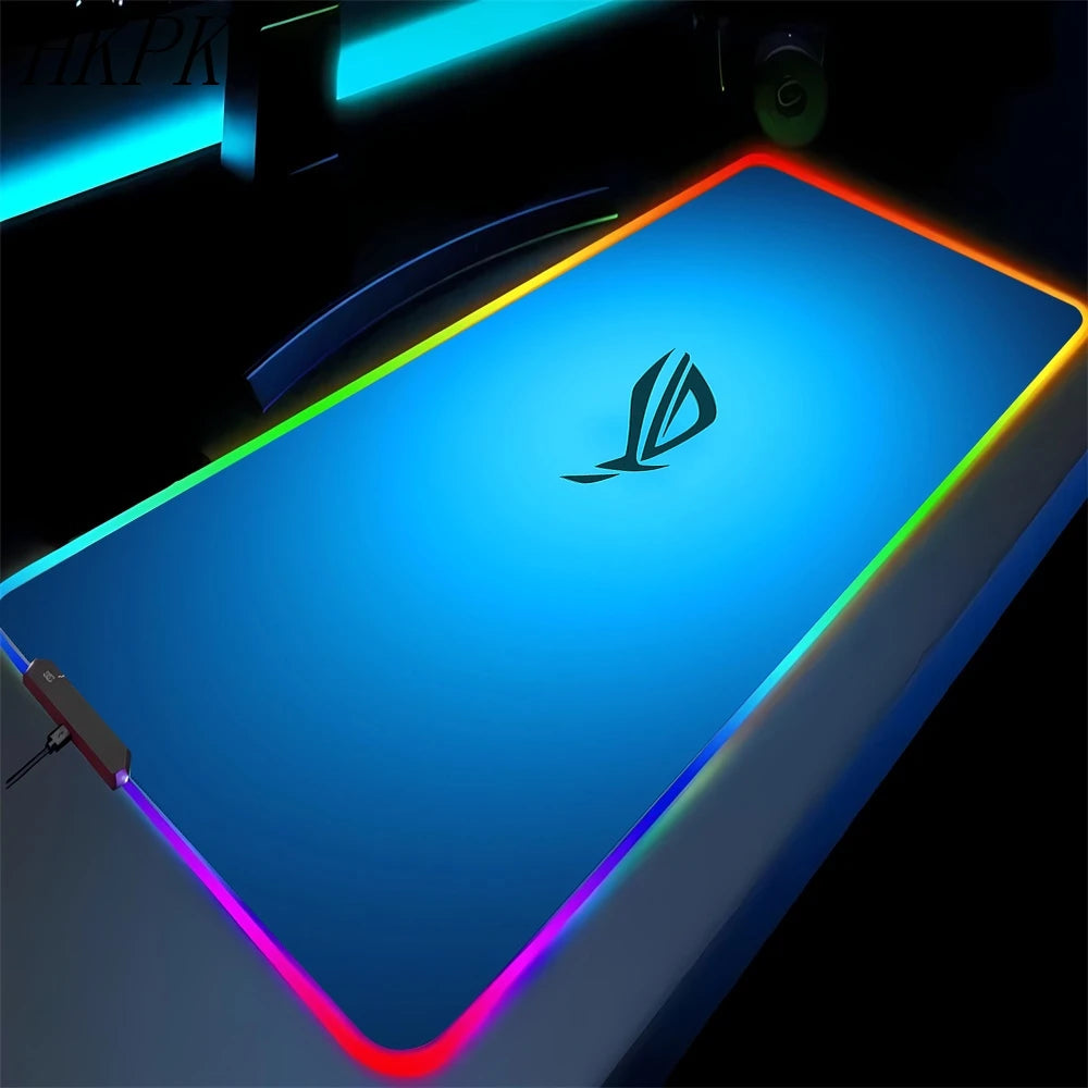 RGB Gaming Mouse Pad XXL with Backlight – Multiple Sizes, Non-Slip Rubber, 3mm