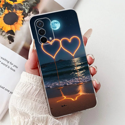 Luxury Painted Soft Silicone Case for Oppo A74 5G – Shockproof Back Cover