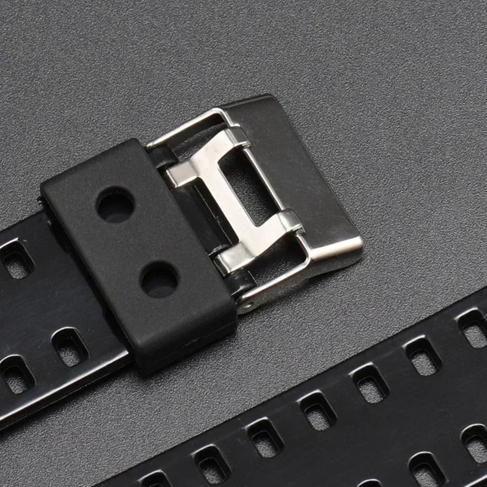 Silicone Replacement Watch Strap for Casio G-Shock GA-100/110/200/400/700 – 16mm Resin Band