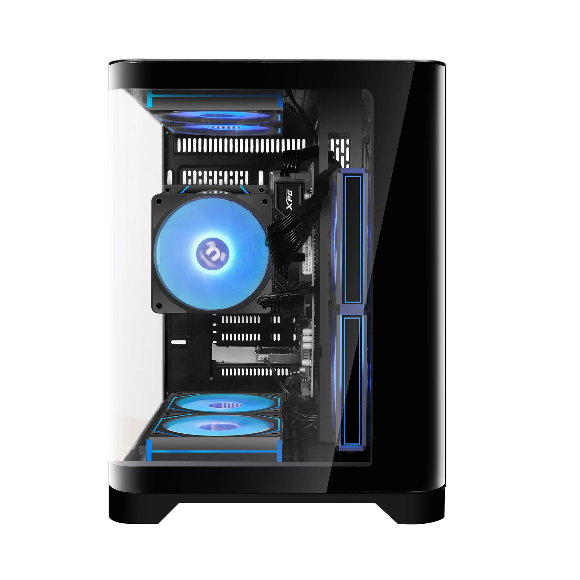 R.E.D. Shopping YEAH MAGIC gaming desktop PC with AMD Ryzen 5 5600GT, 16GB DDR4, 1TB NVMe SSD, ARGB lighting, Windows 11