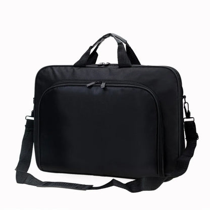 Waterproof Laptop Briefcase Bag – 15", 15.6", 17", Nylon, Dual Zipper, Shoulder Strap