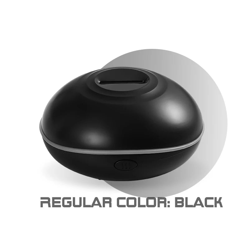 HLCOME Ultrasonic Aroma Diffuser – 200ml Wood Grain, 7 Color LED, Remote Control, Essential Oil Humidifier for Home & Bedroom