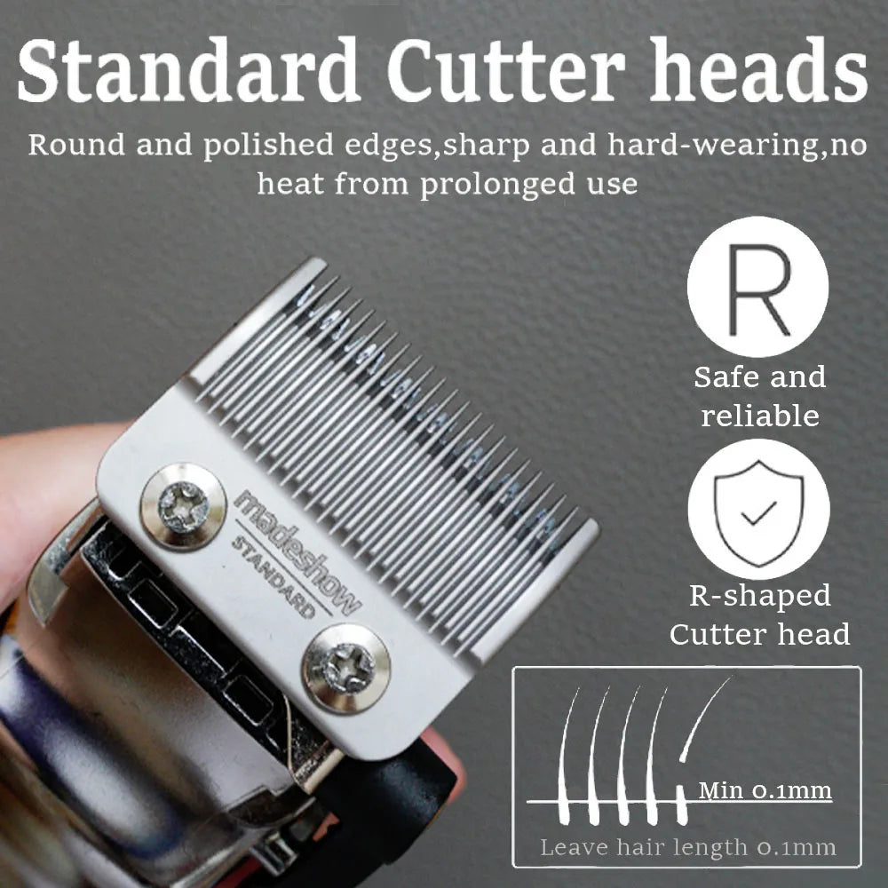 Madeshow M10 Professional Cordless Hair Clipper & Beard Trimmer