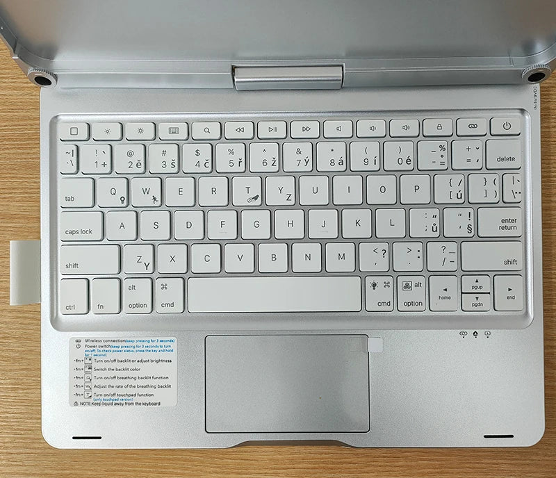 Bluetooth Magic Keyboard Case for iPad Pro 11 / Air – Backlit, Multi-Language, Trackpad
