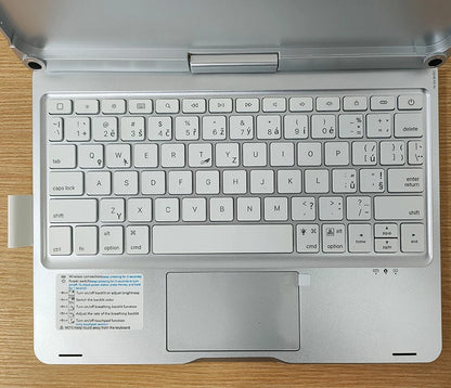 Bluetooth Magic Keyboard Case for iPad Pro 11 / Air – Backlit, Multi-Language, Trackpad